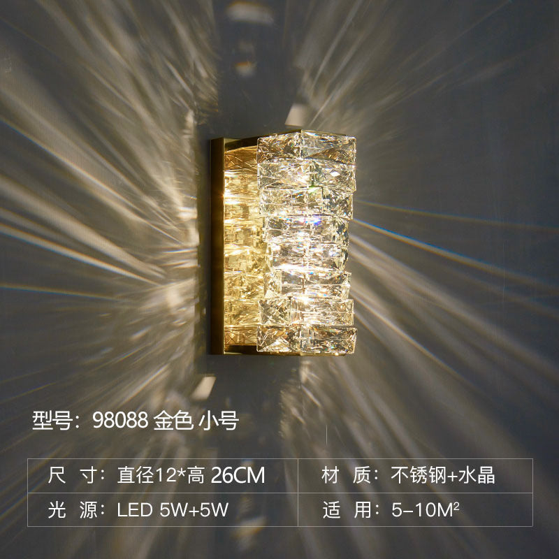 Postmodern Crystal Wall Lamp