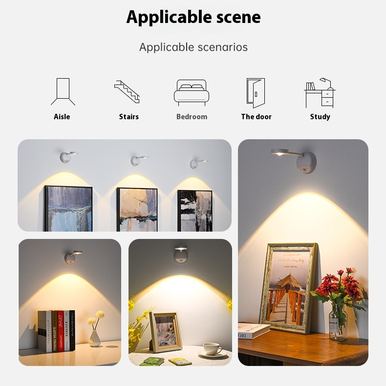 Rechargeable Motion Sensor Wall Lamp