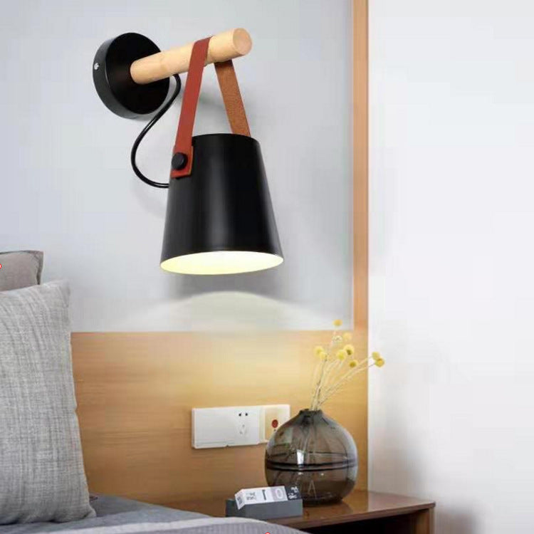 Macaron Wooden Wall Light
