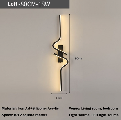 Minimalist Black Wall Lamp