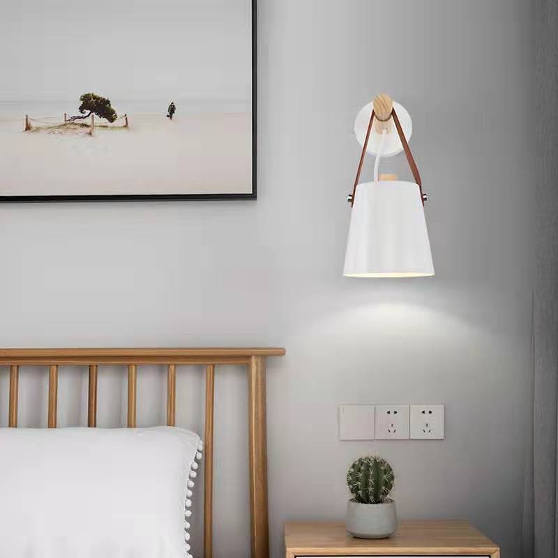 Macaron Wooden Wall Light