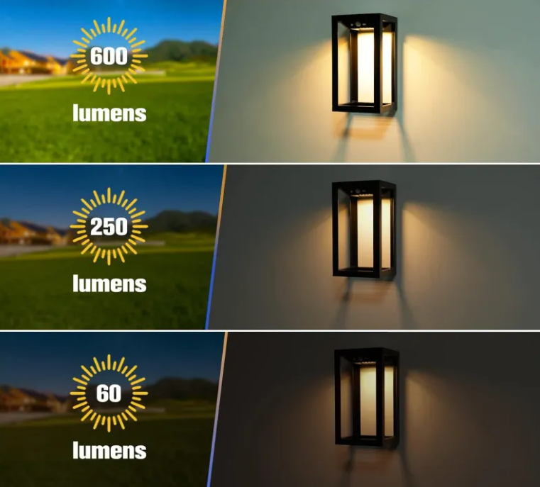 Two-Tone Outdoor Wall Lamp