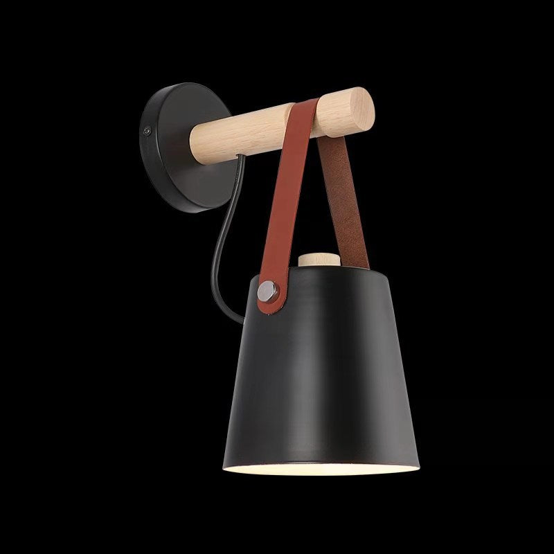 Macaron Wooden Wall Light
