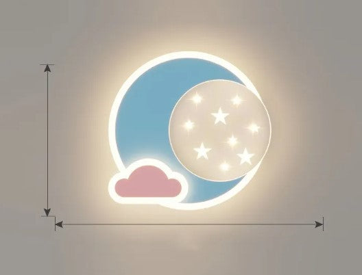 Kids' Room Cartoon Wall Lamp