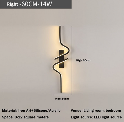 Minimalist Black Wall Lamp