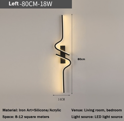 Minimalist Black Wall Lamp