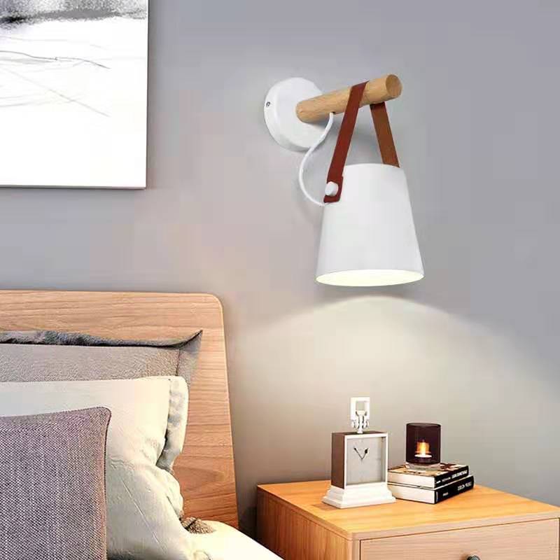 Macaron Wooden Wall Light