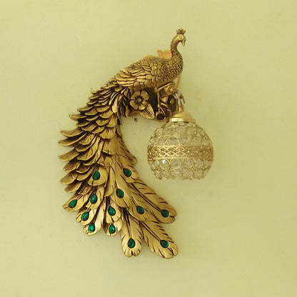 European Peacock Wall Lamp