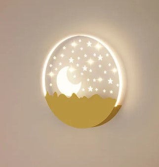 Kids' Room Cartoon Wall Lamp