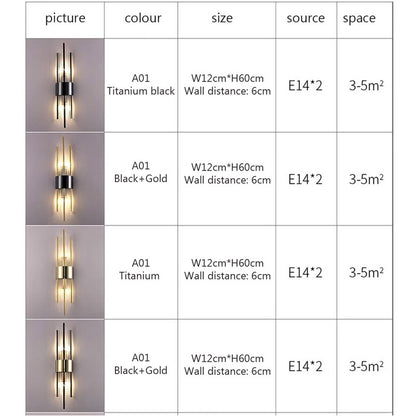 Luxury Crystal LED Wall Lamp