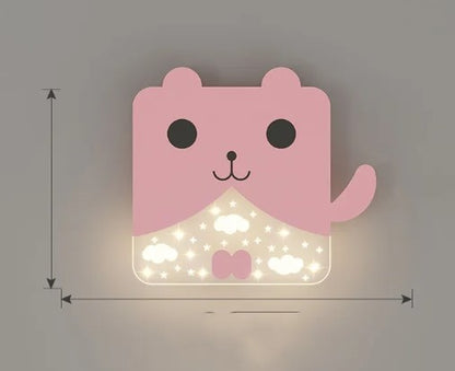 Kids' Room Cartoon Wall Lamp