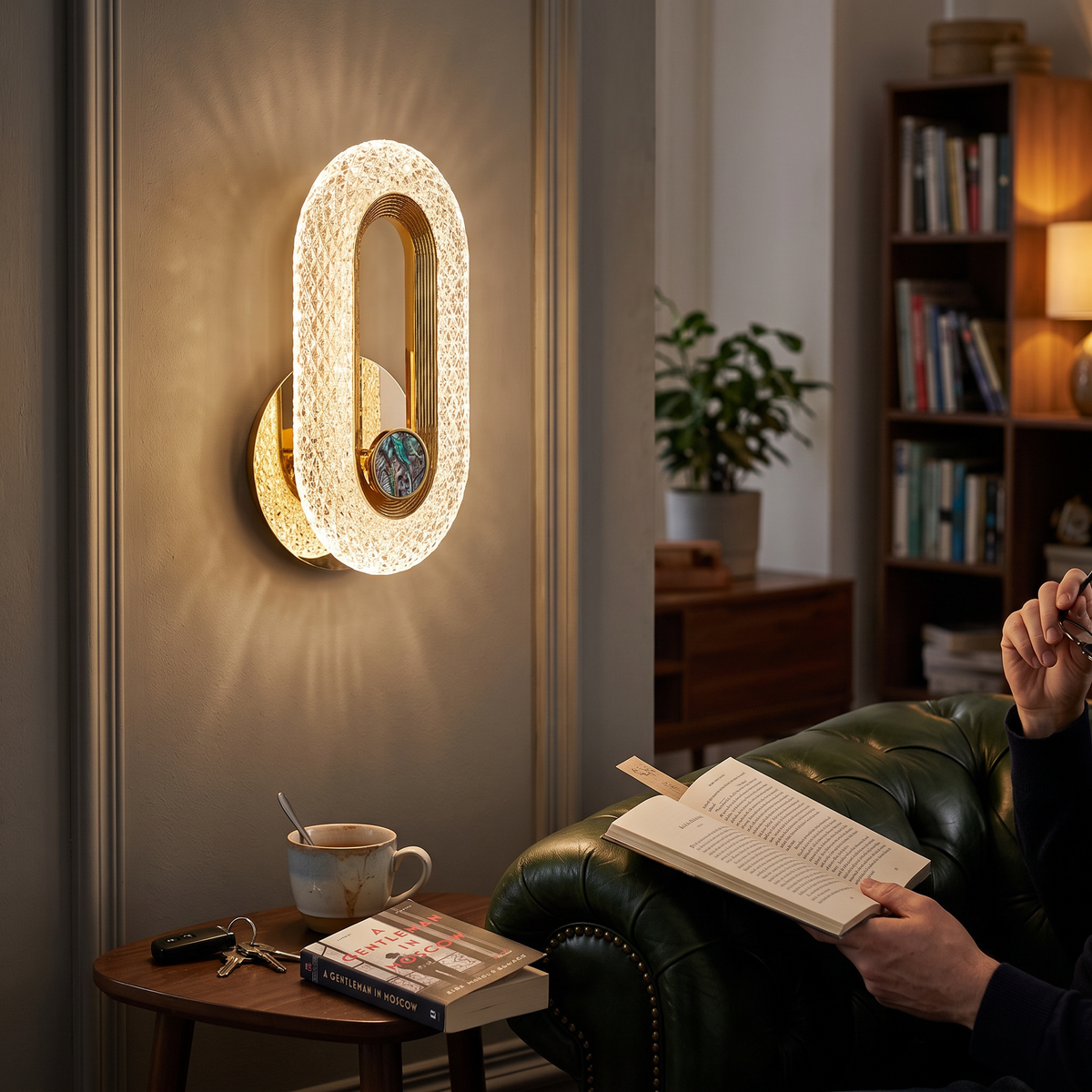 Modern Creative Wall Lamp in a styled room