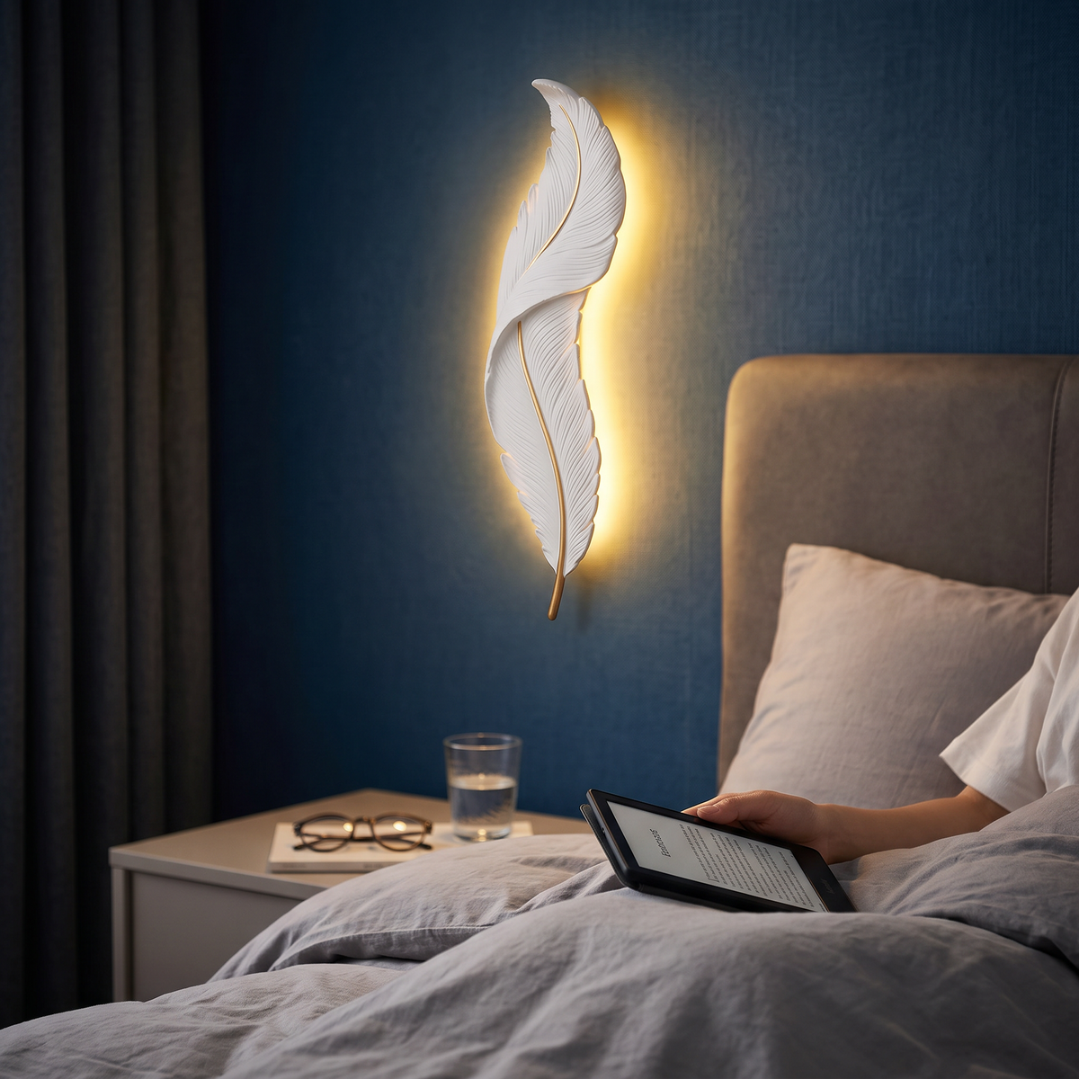 Modern LED Wall Lamp in a styled room
